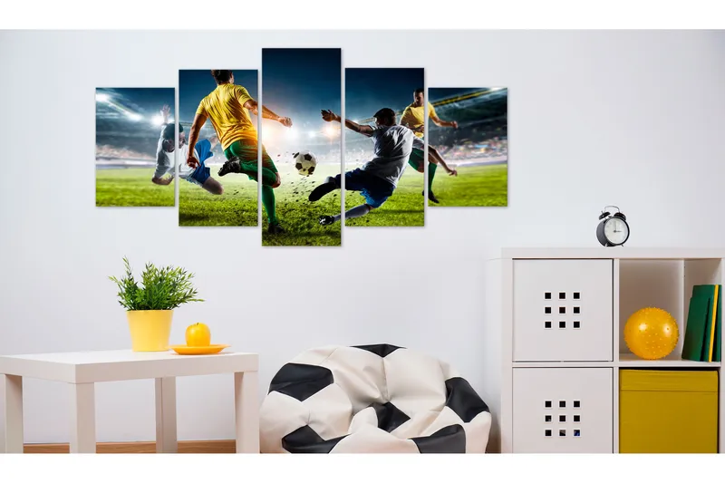 Taulu Decisive Tackle 5 Parts Wide 200x100 - Artgeist sp. z o. o. - Sisustustuotteet - Taulu & taide - Canvas-taulu