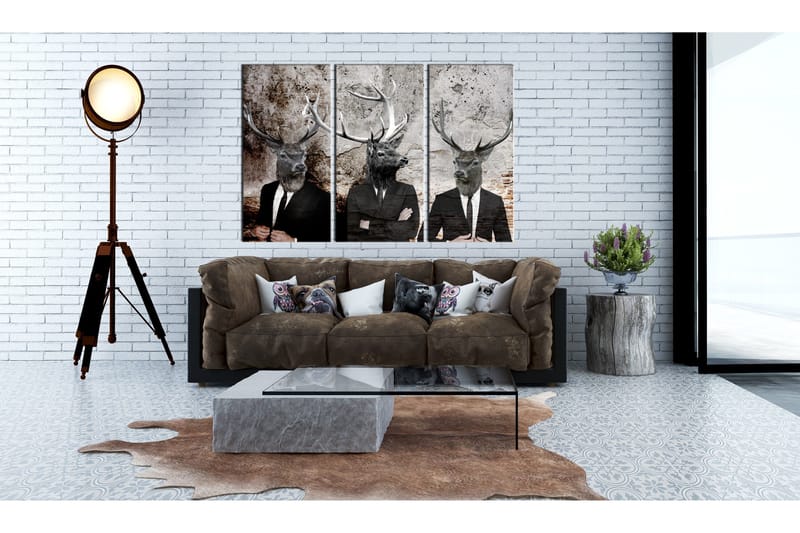 Taulu Deer In Suits 120x80 - Artgeist sp. z o. o. - Sisustustuotteet - Taulu & taide - Canvas-taulu
