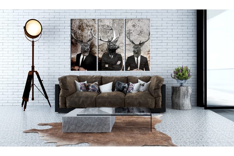 Taulu Deer In Suits 120x80 - Artgeist sp. z o. o. - Sisustustuotteet - Taulu & taide - Canvas-taulu