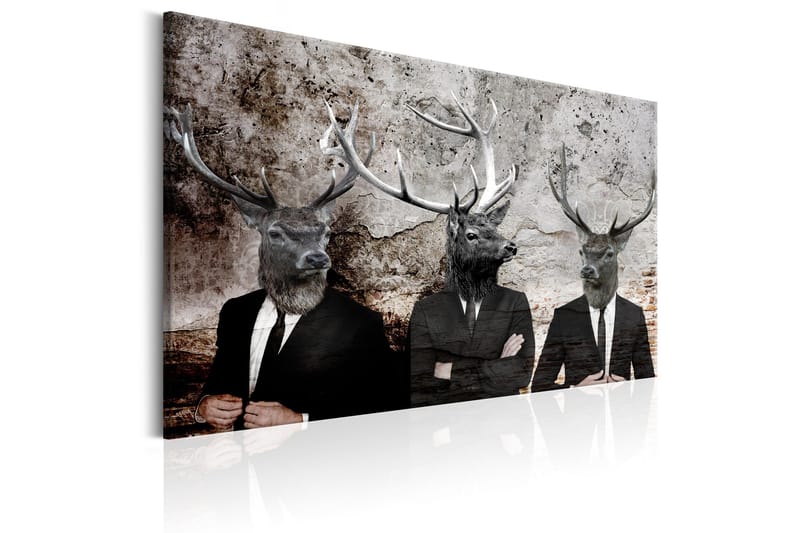 Taulu Deer in Suits 90x60 - Artgeist sp. z o. o. - Sisustustuotteet - Taulu & taide - Canvas-taulu