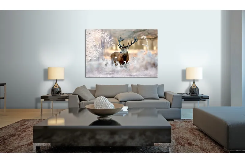 Taulu Deer In The Cold 120x80 - Artgeist sp. z o. o. - Sisustustuotteet - Taulu & taide - Canvas-taulu