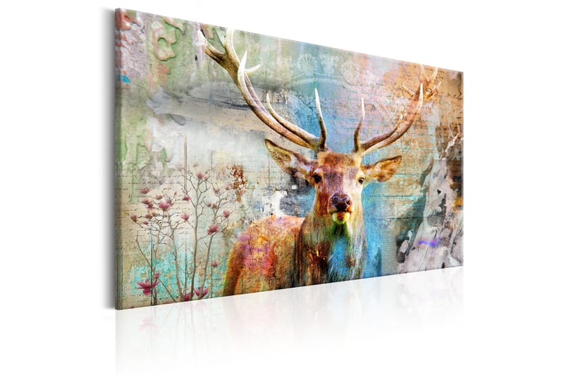 Taulu Deer on Wood 120x80 - Artgeist sp. z o. o. - Sisustustuotteet - Taulu & taide - Canvas-taulu
