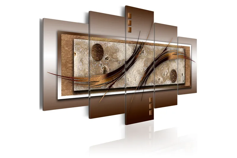 Taulu Delicate Shapes And Warm Colors 100x50, Artgeist sp. z o. o.