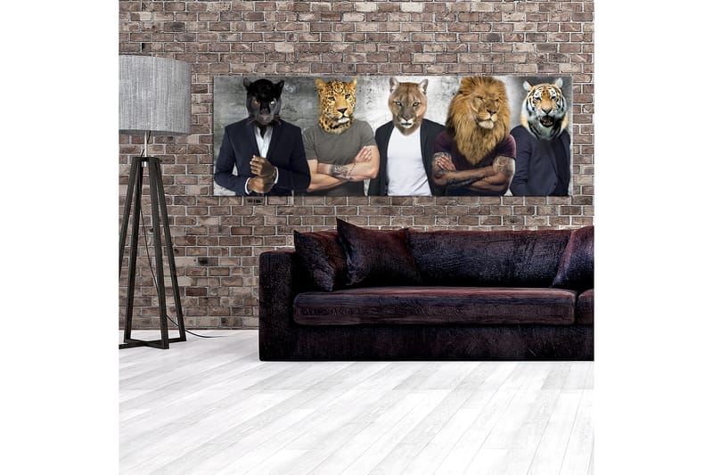 Taulu Different Faces (1 Part) Narrow 120x40, Artgeist sp. z o. o.