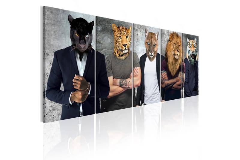 Taulu Different Faces 200x80 - Artgeist sp. z o. o. - Sisustustuotteet - Taulu & taide - Canvas-taulu