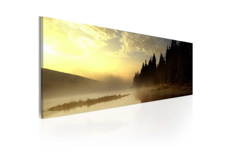 Taulu Dimma Över En Sjö 120x40, Artgeist sp. z o. o.
