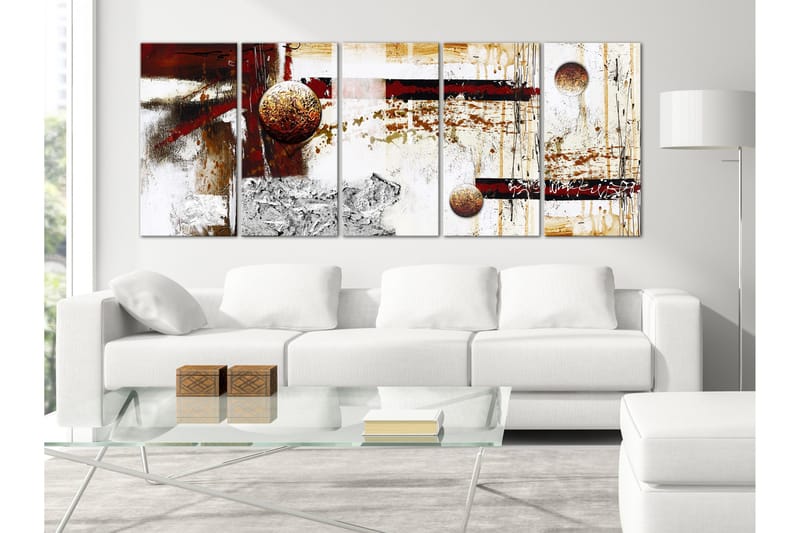 Taulu Dynamics In Space 5 Parts Narrow 200x80 - Artgeist sp. z o. o. - Sisustustuotteet - Taulu & taide - Canvas-taulu