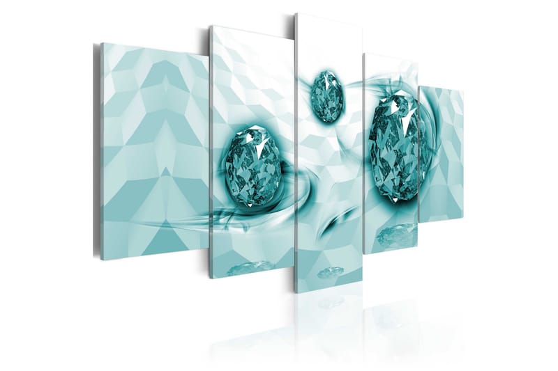 Taulu Embedded In Turquoise 100x50, Artgeist sp. z o. o.