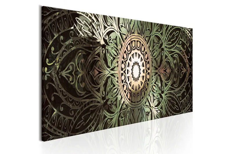 Taulu Emerald Mandala 120x40 - Artgeist sp. z o. o. - Sisustustuotteet - Taulu & taide - Canvas-taulu