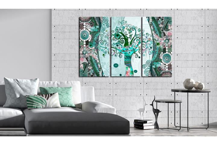 Taulu Emerald Tree 120x80 - Artgeist sp. z o. o. - Seinäkoristeet - Canvas-taulu