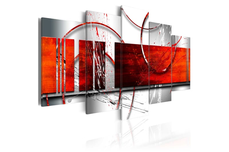Taulu Emphasis Red Theme 200x100 - Artgeist sp. z o. o. - Sisustustuotteet - Taulu & taide - Canvas-taulu