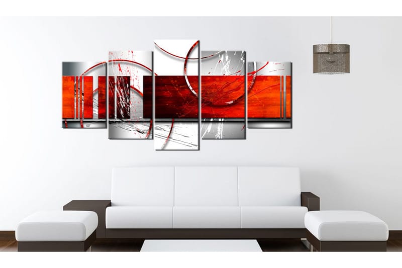 Taulu Emphasis Red Theme 200x100 - Artgeist sp. z o. o. - Sisustustuotteet - Taulu & taide - Canvas-taulu