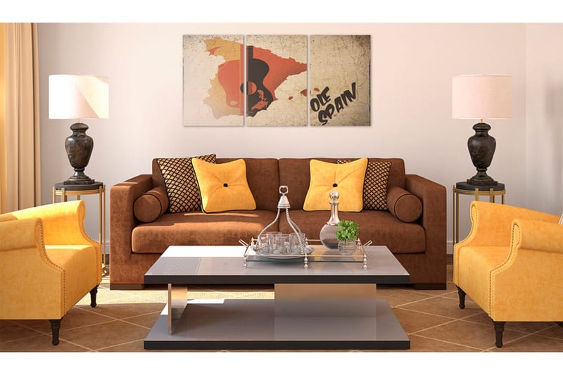 Taulu Espanjalainen kitara ja Flamenco 60x30 - Artgeist sp. z o. o. - Sisustustuotteet - Taulu & taide - Canvas-taulu