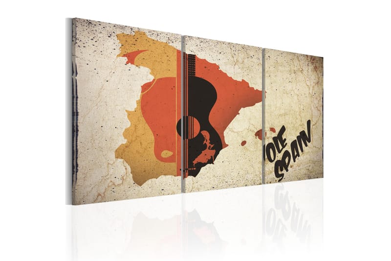 Taulu Espanjalainen kitara ja Flamenco 60x30 - Artgeist sp. z o. o. - Sisustustuotteet - Taulu & taide - Canvas-taulu