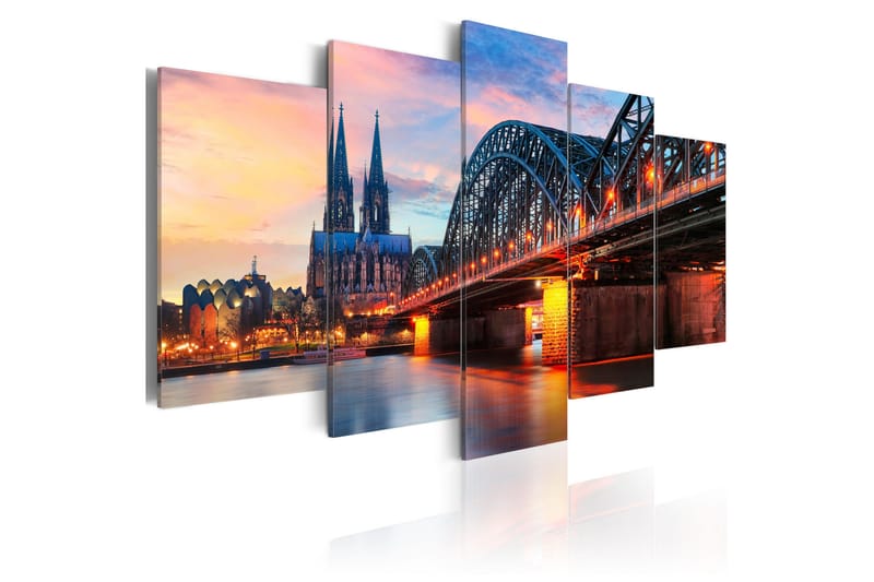 Taulu Evening In Cologne 100x50 - Artgeist sp. z o. o. - Sisustustuotteet - Taulu & taide - Canvas-taulu