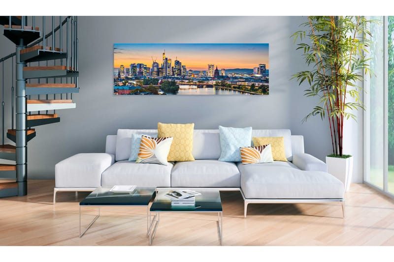 Taulu Evening In Frankfurt 120x40 - Artgeist sp. z o. o. - Sisustustuotteet - Taulu & taide - Canvas-taulu