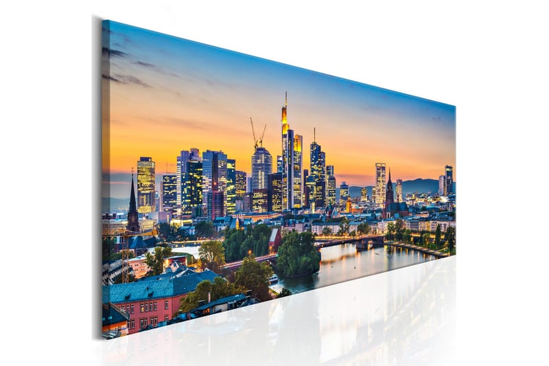 Taulu Evening In Frankfurt 120x40 - Artgeist sp. z o. o. - Sisustustuotteet - Taulu & taide - Canvas-taulu