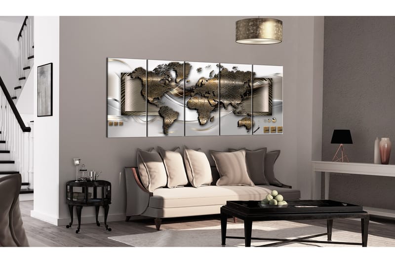 Taulu Exclusive Map 225x90 - Artgeist sp. z o. o. - Sisustustuotteet - Taulu & taide - Canvas-taulu