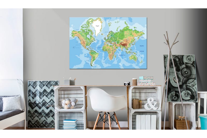 Taulu Explore the World! 120x80, Artgeist sp. z o. o.