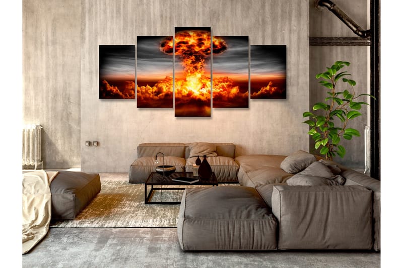 Taulu Explosion 5 Parts Wide 200x100 - Artgeist sp. z o. o. - Sisustustuotteet - Taulu & taide - Canvas-taulu