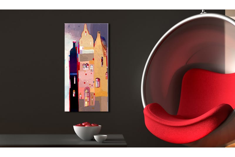 Taulu Fabulous Townhouse 40x80 - Artgeist sp. z o. o. - Sisustustuotteet - Taulu & taide - Canvas-taulu
