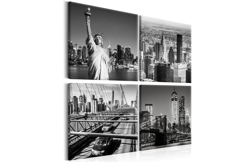 Taulu Faces Of New York 40x40 - Artgeist sp. z o. o. - Sisustustuotteet - Taulu & taide - Canvas-taulu