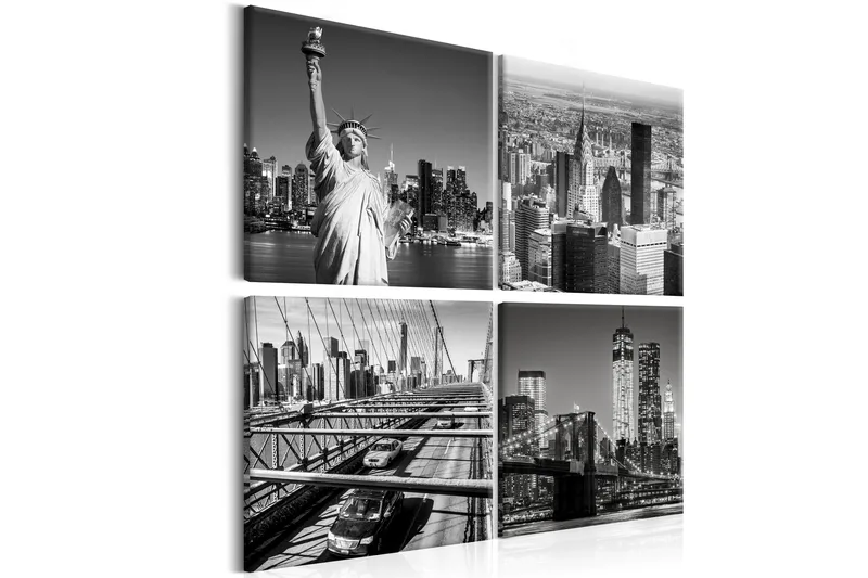 Taulu Faces Of New York 80x80 - Artgeist sp. z o. o. - Sisustustuotteet - Taulu & taide - Canvas-taulu