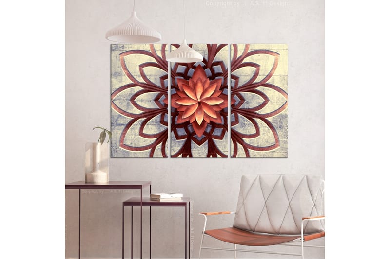 Taulu Fan 3 Parts 90x60 - Artgeist sp. z o. o. - Sisustustuotteet - Taulu & taide - Canvas-taulu