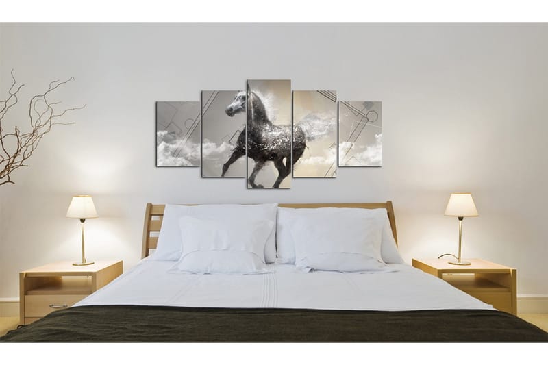 Taulu Fancy Gallop 5 Pieces 100x50 - Artgeist sp. z o. o. - Sisustustuotteet - Taulu & taide - Canvas-taulu