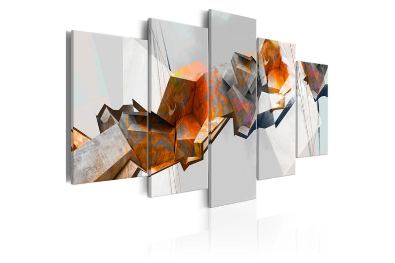 Taulu Fiery Blocks 100x50 - Artgeist sp. z o. o. - Sisustustuotteet - Taulu & taide - Canvas-taulu