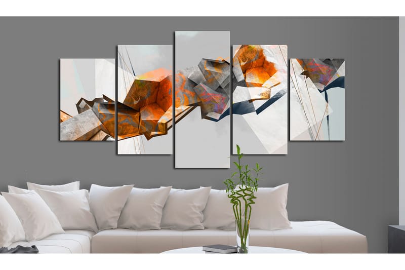 Taulu Fiery Blocks 100x50 - Artgeist sp. z o. o. - Sisustustuotteet - Taulu & taide - Canvas-taulu