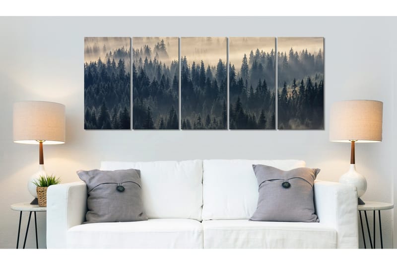 Taulu Fir In The Fog 225x90 - Artgeist sp. z o. o. - Sisustustuotteet - Taulu & taide - Canvas-taulu