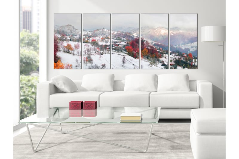 Taulu First Snow 5 Parts Narrow 200x80 - Artgeist sp. z o. o. - Sisustustuotteet - Taulu & taide - Canvas-taulu
