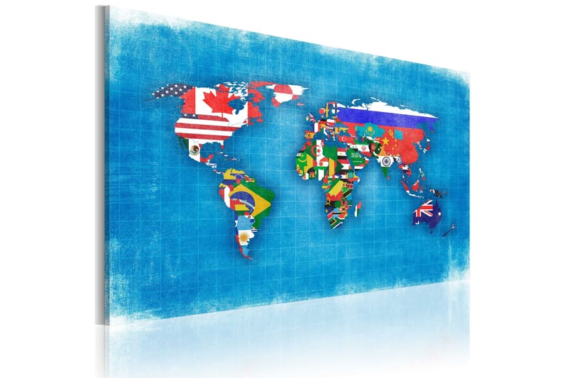 Taulu Flags of the World 120x80, Artgeist sp. z o. o.