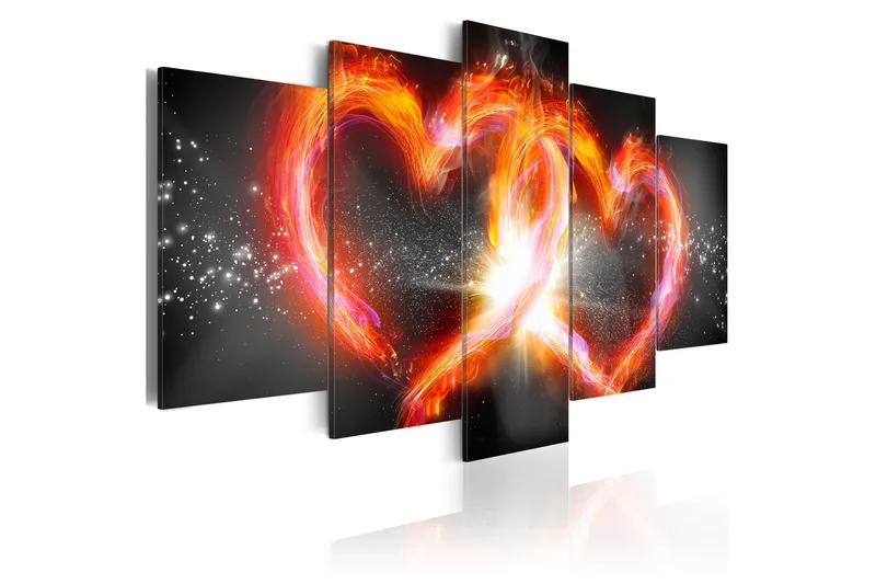 Taulu Flame Of Love 200x100, Artgeist sp. z o. o.