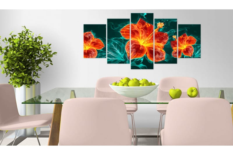 Taulu Flaming Lily 100x50 - Artgeist sp. z o. o. - Sisustustuotteet - Taulu & taide - Canvas-taulu