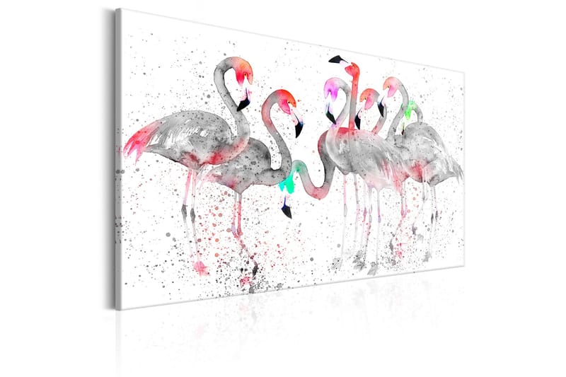 Taulu Flamingoes Dance 90x60 - Artgeist sp. z o. o. - Sisustustuotteet - Taulu & taide - Canvas-taulu