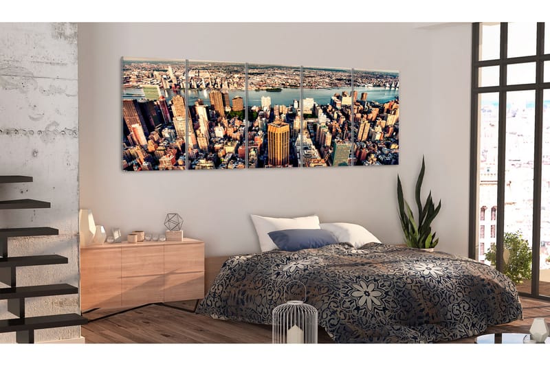 Taulu Flight Over New York 200x80 - Artgeist sp. z o. o. - Sisustustuotteet - Taulu & taide - Canvas-taulu