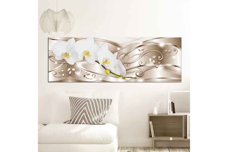 Taulu Flowering 1 Part Narrow Beige 150x50 - Artgeist sp. z o. o. - Sisustustuotteet - Taulu & taide - Canvas-taulu