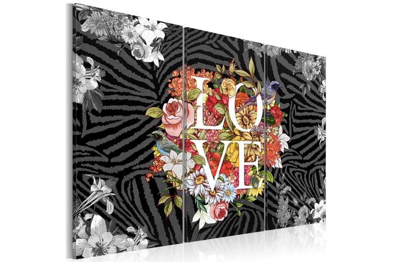 Taulu Flowers from the heart 90x60, Artgeist sp. z o. o.