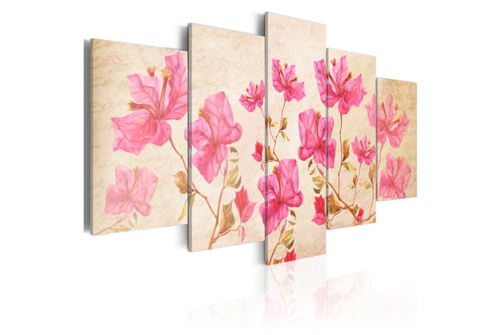 Taulu Flowers In Pink 200x100 - Artgeist sp. z o. o. - Canvas-taulu - Seinäkoristeet