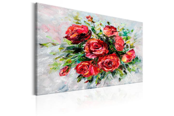 Taulu Flowers of Love 90x60 - Artgeist sp. z o. o. - Canvas-taulu - Seinäkoristeet