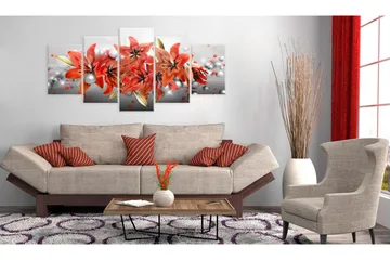 Taulu Flowery Battle 200x100 - Artgeist sp. z o. o. - Sisustustuotteet - Taulu & taide - Canvas-taulu