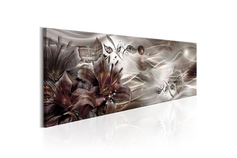 Taulu Flowery Galaxy 120x40 - Artgeist sp. z o. o. - Canvas-taulu - Seinäkoristeet