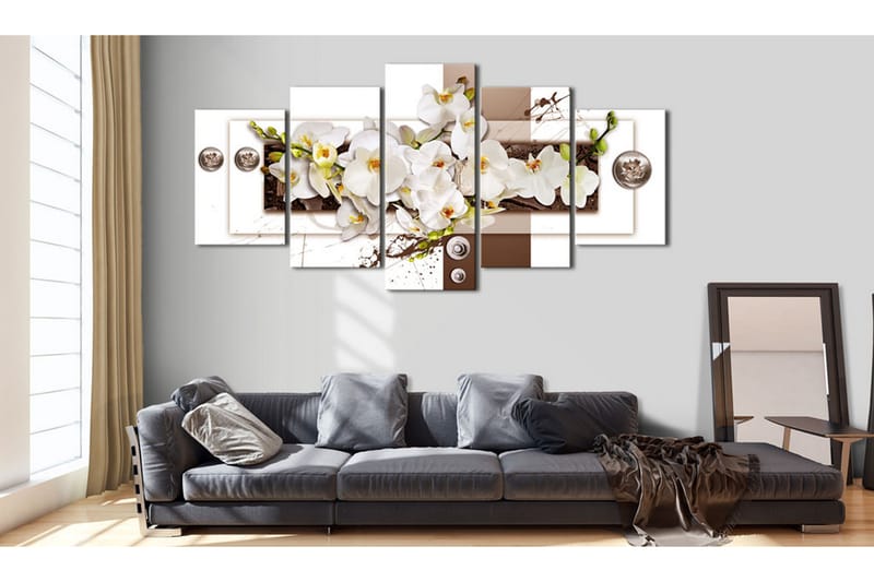 Taulu Flowery Installation 200x100 - Artgeist sp. z o. o. - Sisustustuotteet - Taulu & taide - Canvas-taulu