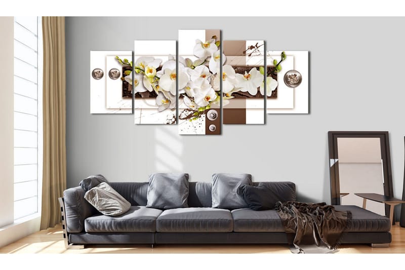 Taulu Flowery Installation 200x100 - Artgeist sp. z o. o. - Sisustustuotteet - Taulu & taide - Canvas-taulu