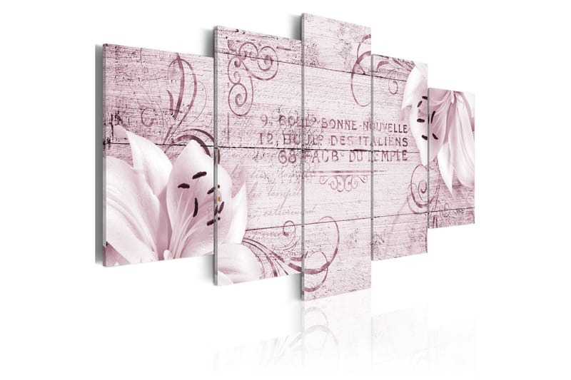 Taulu Flushed Lilies 200x100 - Artgeist sp. z o. o. - Sisustustuotteet - Taulu & taide - Canvas-taulu