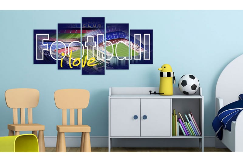 Taulu Football My Love 100x50 - Artgeist sp. z o. o. - Sisustustuotteet - Taulu & taide - Canvas-taulu