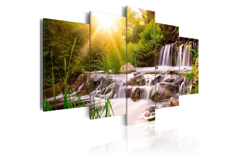 Taulu Forest Waterfall 200x100, Artgeist sp. z o. o.