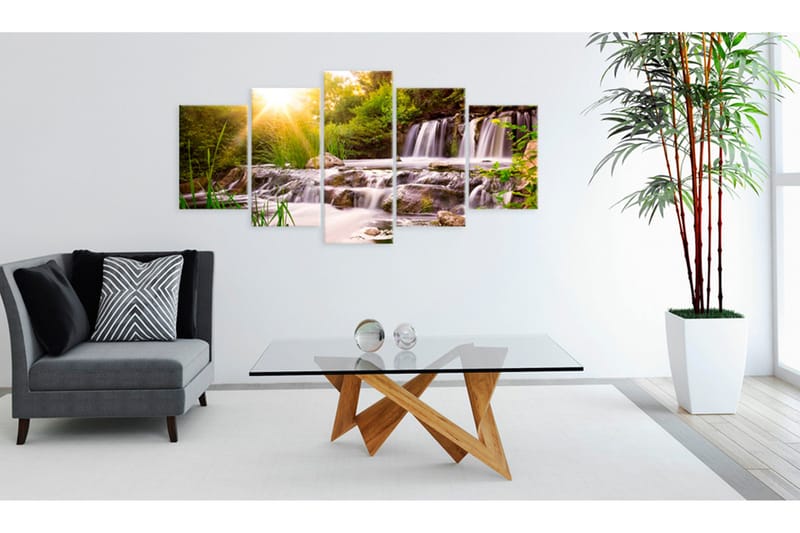 Taulu Forest Waterfall 200x100 - Artgeist sp. z o. o. - Sisustustuotteet - Taulu & taide - Canvas-taulu